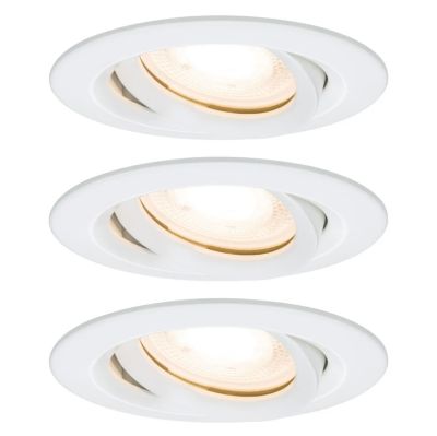 Paulmann - Nova upotettava LED-kohdevalaisin, himmennettävä, IP65, valkoinen | Alk. 110,00 €
