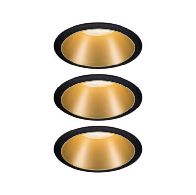 Paulmann - Cole LED-kohdevalaisin, kulta-musta, 3 kpl | Alk. 75,00 €