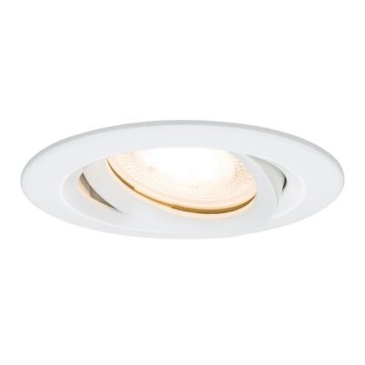 Paulmann - Nova upotettava spotti IP65 pyöreä kääntyvä valkoinen | Alk. 29,00 €