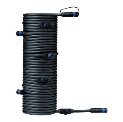 Paulmann - Plug & Shine 93931 kaapeli 15 m, 1 sisään/7 ulos | Alk. 90,00 €