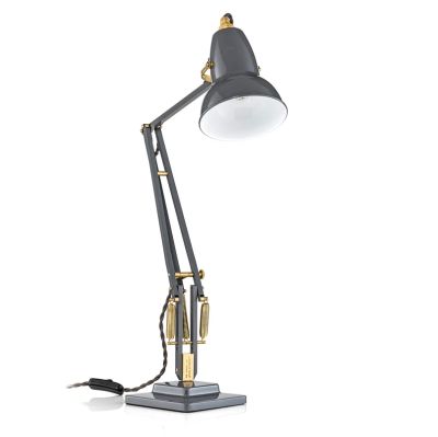 Anglepoise - Original 1227 Brass Työpöytävalaisin Elephant Grey | Alk. 291,66 €