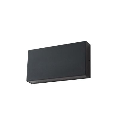 Lindby - Jarte LED-ulkoseinävalaisin 17 cm musta metalli IP54 | Alk. 42,00 €