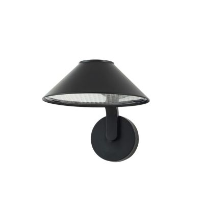 Lindby - Capelo LED-ulkoseinävalaisin Ø 20 cm musta metalli | Alk. 48,00 €