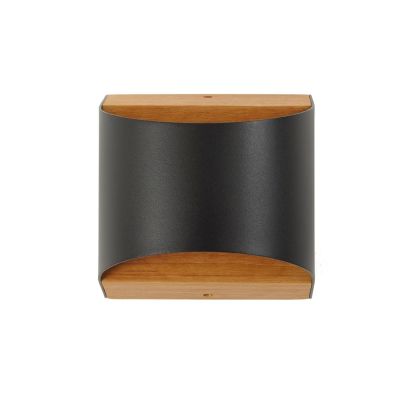 Lindby - Lenore LED-seinävalaisin 13 cm musta metalli IP44 | Alk. 38,00 €