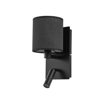 Lindby - Aiden seinävalaisin 30 cm musta E14 LED-lukuvalo | Alk. 60,00 €