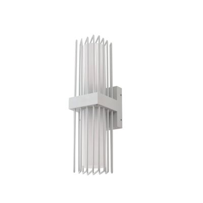 Lucande - Chandan ulkoseinävalaisin, korkeus 42 cm, valkoinen, IP54, metalli | Alk. 48,00 €