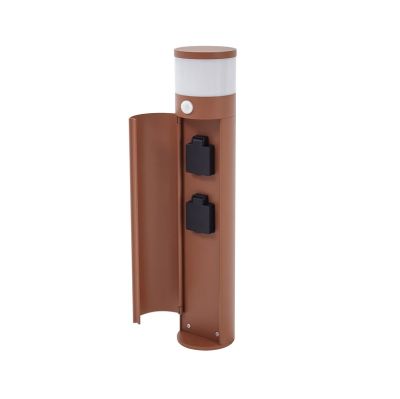 Lucande - Corban pollarivalaisin pistorasia IP44 ruosteenvärinen anturi | Alk. 120,00 €