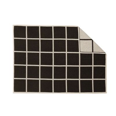 Pappelina, Kudottu viltti lampaanvillasta Criss Dark Brown | Alk. 156,00 €