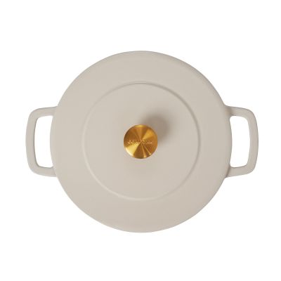 Combekk Valurautapata kannella 24 cm/3,8 litraa, hiekka | Alk. 139,00 €