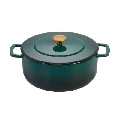 Combekk Valurautapata kannella 24 cm/3,8 litraa, vihreä | Alk. 139,00 €