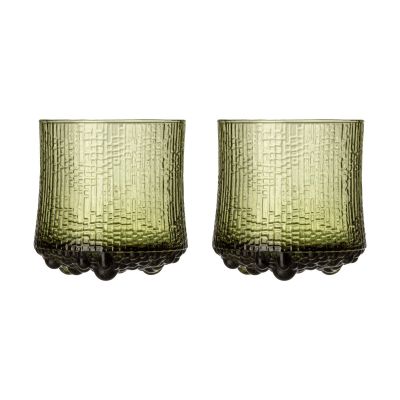 Iittala Ultima Thule On the rocks lasi suomalainen hiekka 2-pack Vihreä | Alk. 80,00 €
