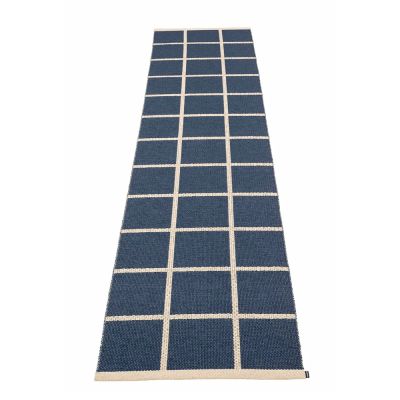 Pappelina, Kudottu Matto Criss Dark Blue 70x300 cm | Alk. 266,00 €