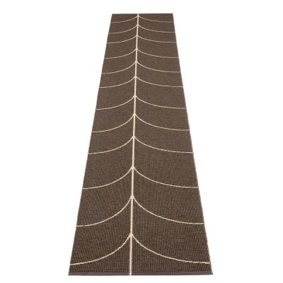 Pappelina, Kudottu Matto Leif Dark Brown 70x360 cm | Alk. 282,00 €