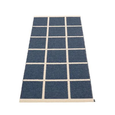 Pappelina, Kudottu Matto Criss Dark Blue 70x150 cm | Alk. 166,00 €