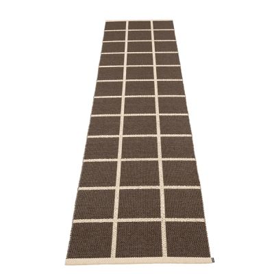Pappelina, Kudottu Matto Criss Dark Brown 70x300 cm | Alk. 266,00 €