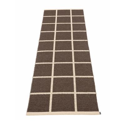 Pappelina, Kudottu Matto Criss Dark Brown 70x225 cm | Alk. 221,00 €