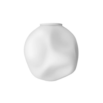 Foscarini - Hoba Media kattovalaisin, Ø 25 cm, valkoinen, lasi