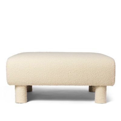 Ferm Living, Dase Ottoman Nordic Bouclé - Off-White | Alk. 1 077,00 €