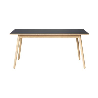 FDB Møbler C35B ruokapöytä 82x160 cm Dark grey-oak nature lacquered | Alk. 1 790,09 €