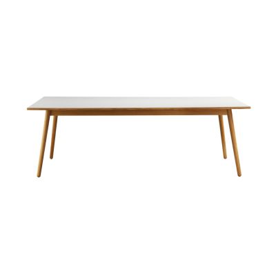 FDB Møbler C35C ruokapöytä 95x220 cm Light grey-oak nature lacquered | Alk. 1 979,00 €