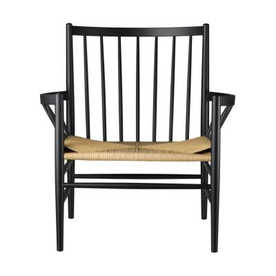 FDB Møbler J82 Nojatuoli Beech black painted-nature