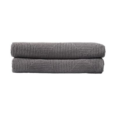 FDB Møbler R33 Kirkeby kylpypyyhe 2 kpl Graniitinharmaa | Alk. 59,00 €