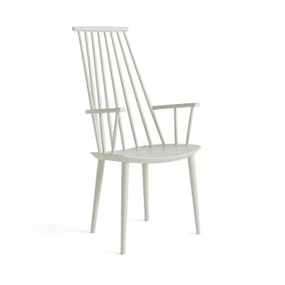 HAY J110 nojatuoli Lämmin harmaa lakattu koivu