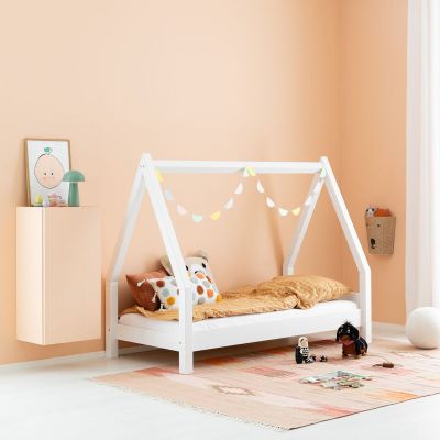 Veke Nukkumatti talosänky 70x155 cm kuultovalkoinen, asiakaspalautus