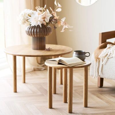 House Nordic Jena pyöreä sohvapöytä Ø70 cm tammi | Alk. 169,00 €