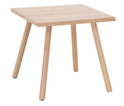 Veke Veini tammi lankkupöytä 80x80 cm lakattu tammi(kuvausmalli)