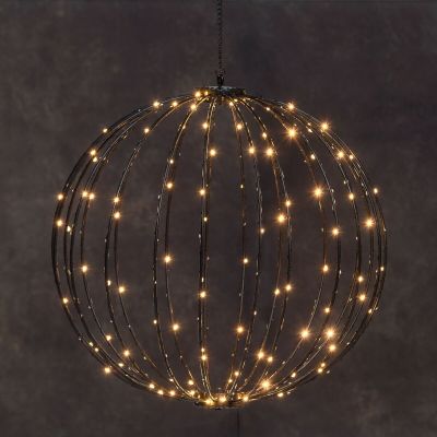 Finnlumor LED-valopallo Ø50 cm 264 lediä meripihka