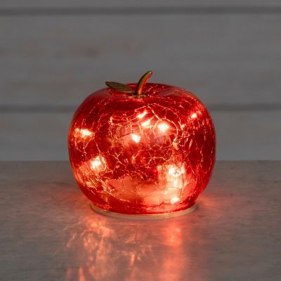 Finnlumor LED-omena 10 cm punainen