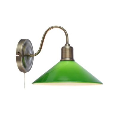 Markslöjd - Vela Seinävalaisin Antique Brass/Green | Alk. 60,00 €