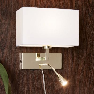 Markslöjd - Savoy 2 Seinävalaisin Brass/White | Alk. 101,00 €