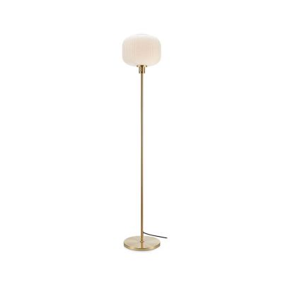 Markslöjd - Sober Lattiavalaisin Brushed Brass/White | Alk. 154,00 €