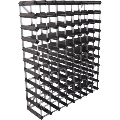 Traditional wine rack Black Ash -viinipulloteline, 90 pulloa | Alk. 159,00 €