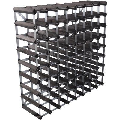 Traditional wine rack Black Ash -viinipulloteline, 72 pulloa | Alk. 139,00 €