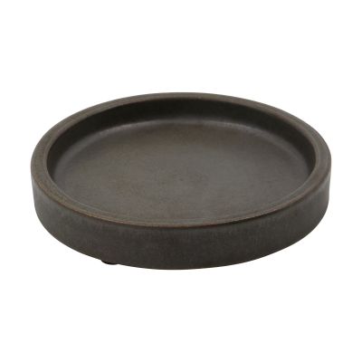 Meraki Datura saippuateline Ø12,5 cm Tummanharmaa