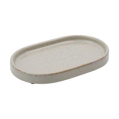 Meraki Datura tarjotin 12,5x20 cm Shellish harmaa