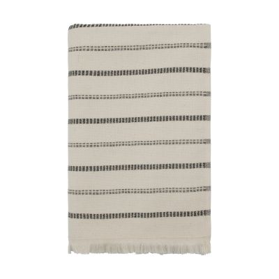 Meraki True kylpypyyhe Off-White musta, 70x140 cm | Alk. 26,95 €