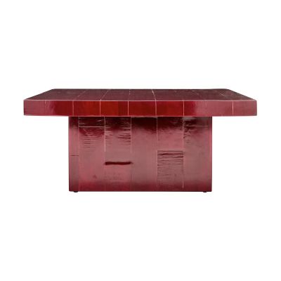 House Doctor Brick-sohvapöytä 100x100x44 cm Punainen | Alk. 810,00 €