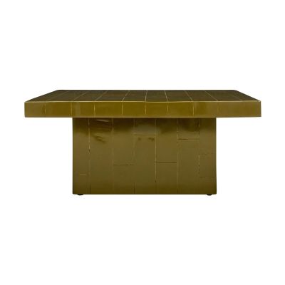 House Doctor Brick-sohvapöytä 100x100x44 cm Vihreä | Alk. 810,00 €