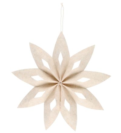 Winteria Huopatähti 50 cm luonnonvalkoinen