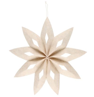 Winteria Huopatähti 40 cm luonnonvalkoinen