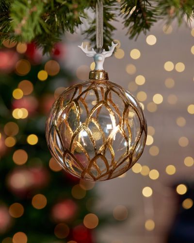 Newport Evelisse Joulupallo kulta 10 cm