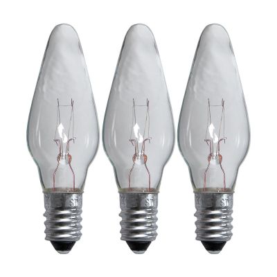 Scandi Essentials Lit valonlähde E10 varalamppu 55V 3-pakkaus Kirkas, 3W