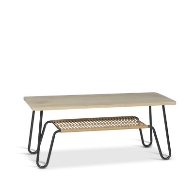 Mavis Marcel-sohvapöytä tammi saippuoitu rustiikki, 120x50