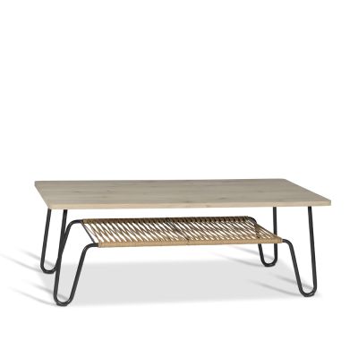 Mavis Marcel-sohvapöytä tammi saippuoitu rustiikki, 140x70