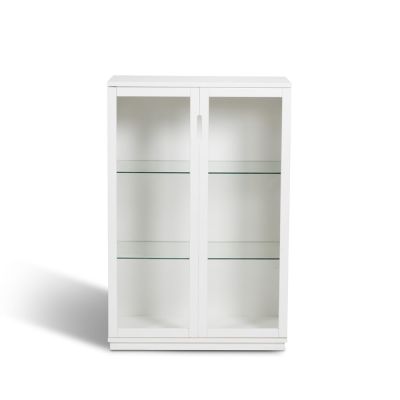 Mavis Aoko vitriinikaappi 120 cm Valkolakka | Alk. 1 090,25 €