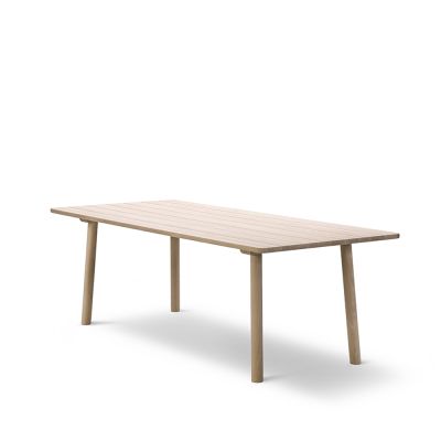 Fredericia Furniture Taro 6106 ruokapöytä Saippuoitu tammi, 220x93,5 cm | Alk. 5 065,90 €